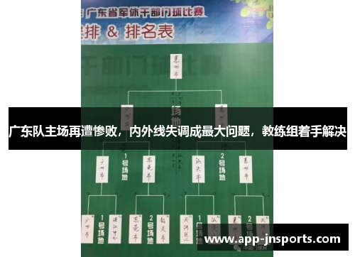 广东队主场再遭惨败,内外线失调成最大问题,教练组着手解决